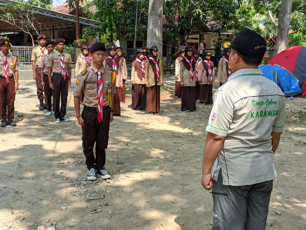 Foto : Training Center Ketiga Kontingen Cabang Karawang Rainas XII Tahun 2023