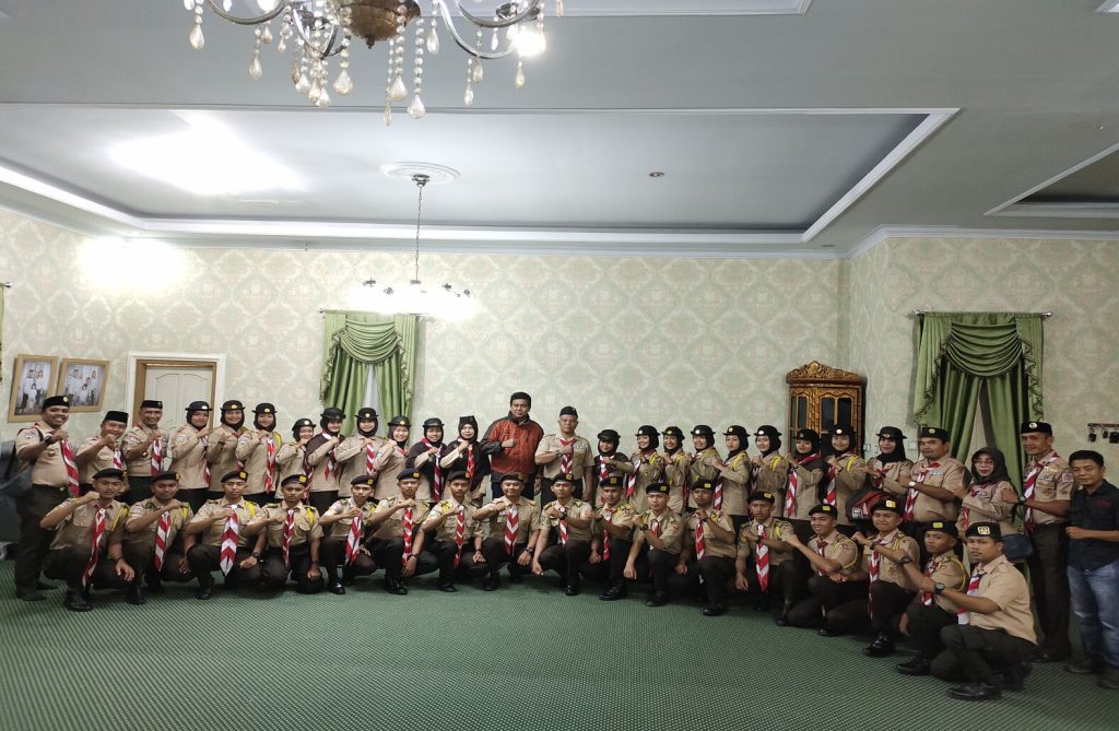 Wakil Bupati Merangin Resmi Lepas Peserta Raimuna Nasional Kontingan Cabang Pramuka Merangin